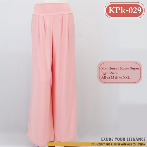 KPk-029 Kulot Polos Berkantong