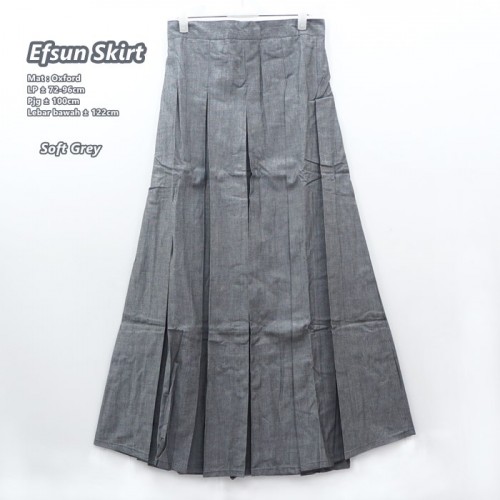 RRc-004 Efsun Skirt - Rok Rempel Panjang