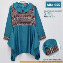 ABe-055 Blouse Balotelli mix Songket