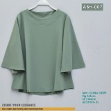 ABn-007 Blouse Scuba Crepe
