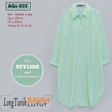 AGs-035  Atasan Tunik Bubble Crepe