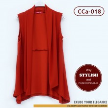 CCa-018 Cardigan Tanpa Lengan