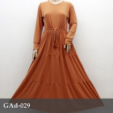 GAd-029 Gamis Tali Pinggang Bertingkat