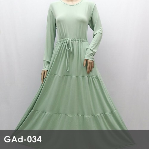 GAd-034 Gamis Tali Pinggang Bertingkat