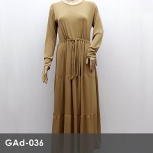 GAd-036 Gamis Tali Pinggang Bertingkat