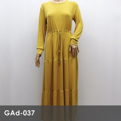 GAd-037 Gamis Tali Pinggang Bertingkat