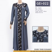 GEi-022 Gamis Jersey mix Bludru