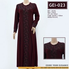 GEi-023 Gamis Jersey mix Bludru