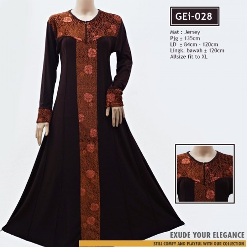 GEi-028 Gamis Jersey mix Bludru