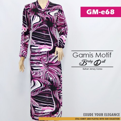 GM-e68 Gamis baby doll motif