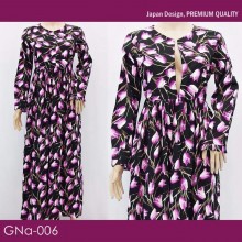 GNa-006 Gamis Katun Jepang Tali Pinggang