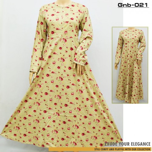 GNb-021 Gamis Katun Jepang Tali Pinggang