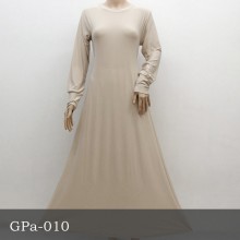 GPa-010 Gamis Polos Semi Klok