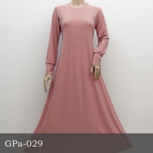 GPa-029 Gamis Polos Semi Klok