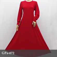 GPa-072 Gamis Polos Semi Klok