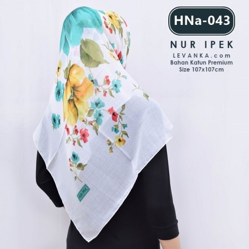 HNa-043 HIJAB SQUARE COTTON by NUR IPEK