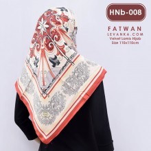 HNb-008 Hijab Square Velvet by Fatwan