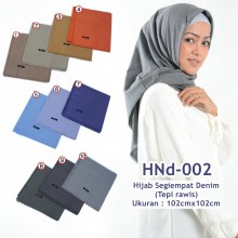 HNd-002 Hijab Denim Polos