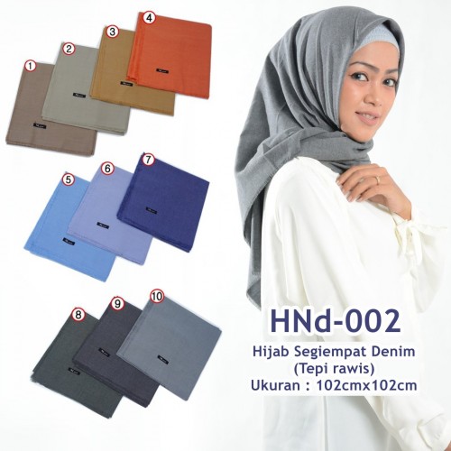 HNd-002 Hijab Denim Polos